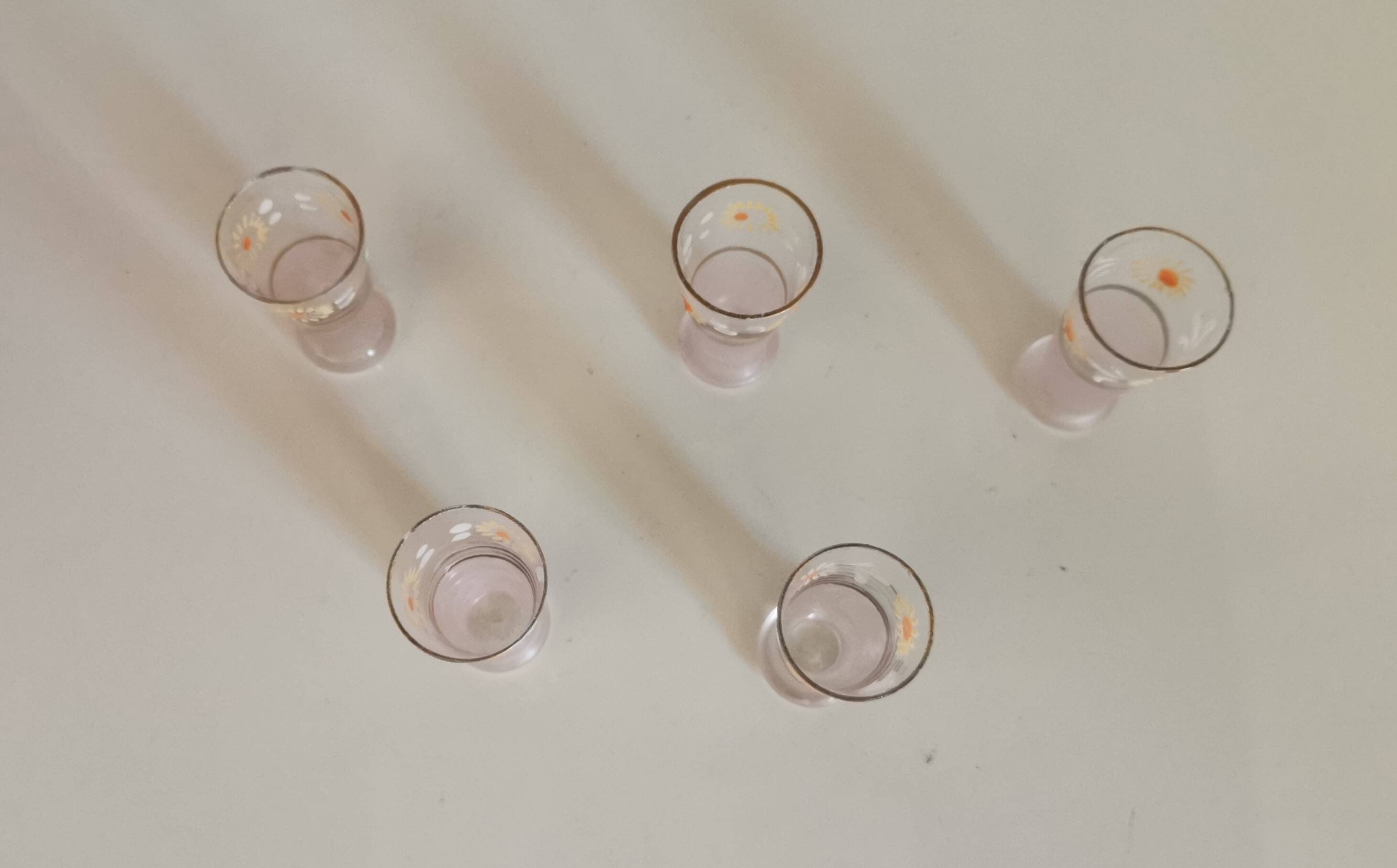 Liquor and glasses - year 1930