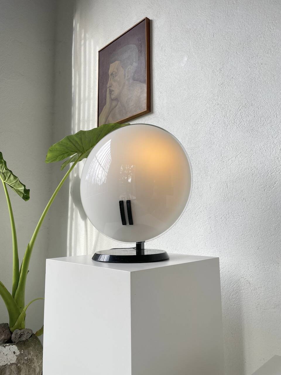 “La Perla” desk lamp by Bruno Gecchelin for Oluce 1980