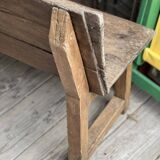 Wooden bench