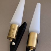 Pair of vintage wall lights, 60s
