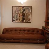 Cassina Soriana sofa for 4 people and 1 Soriana armchair for Cassina.