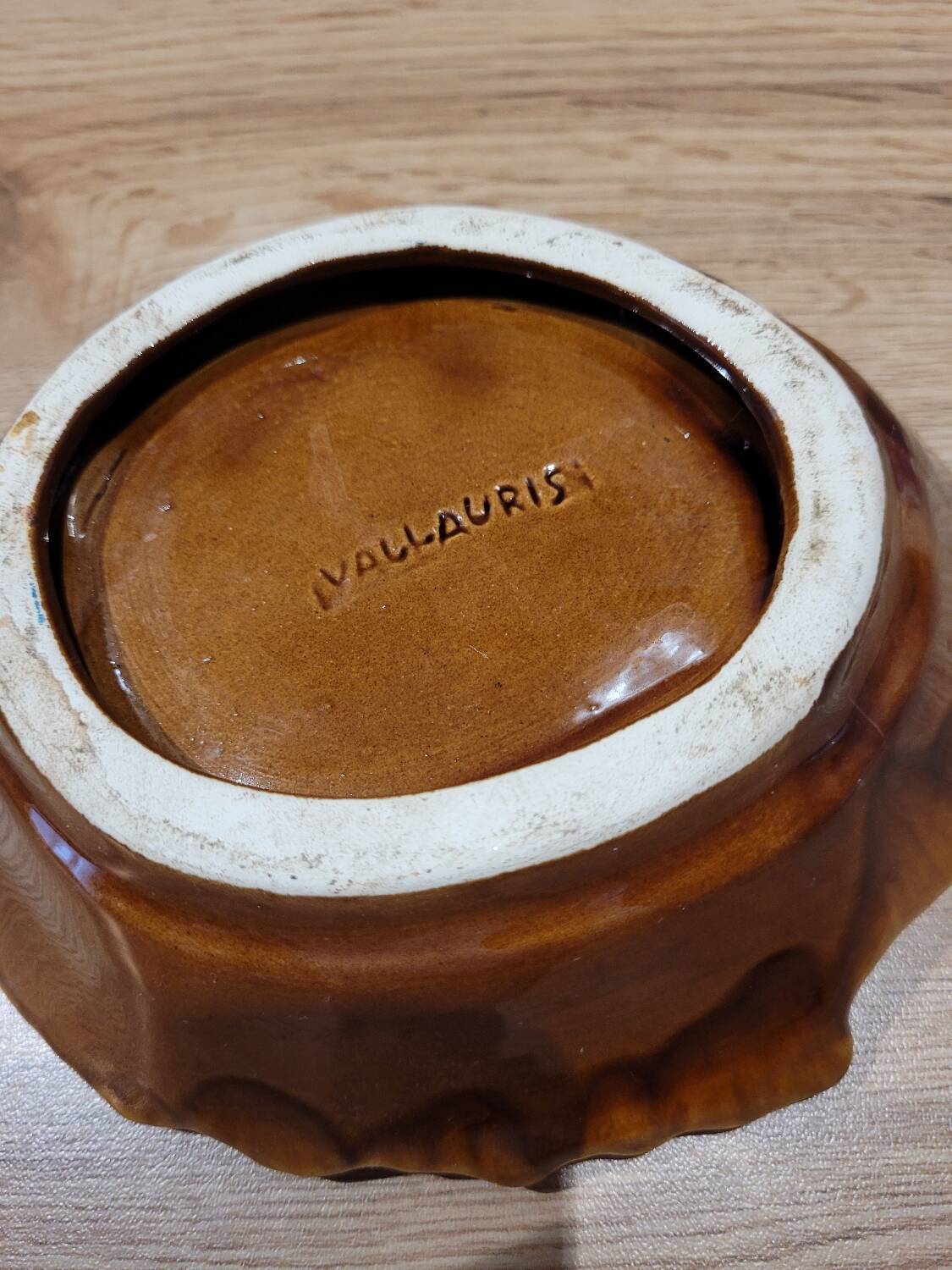 Vintage Vallauris trinket tray