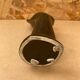 Antique Black Ceramic Hand Soliflore Ring Sizer Vintage Decoration