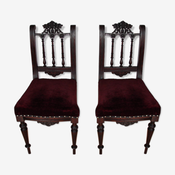 Pair of chairs from the 19th century