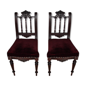 Paire de chaises du 19ème siècle