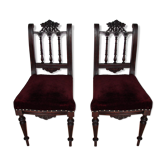 Paire de chaises du 19ème siècle
