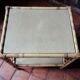 Table basse en bois rotin bambou