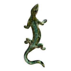Provence 1970 lézard - vert