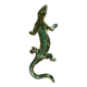 Provence 1970 XXL lizard in green glazed stoneware