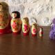 Antique Russian nesting dolls