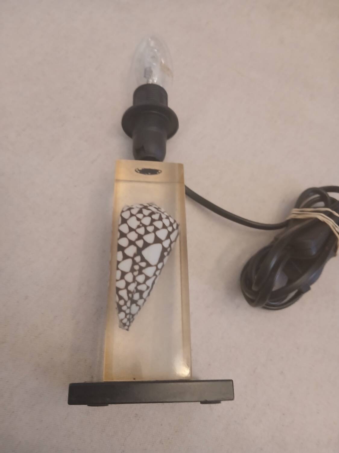 Shell inclusion lamp