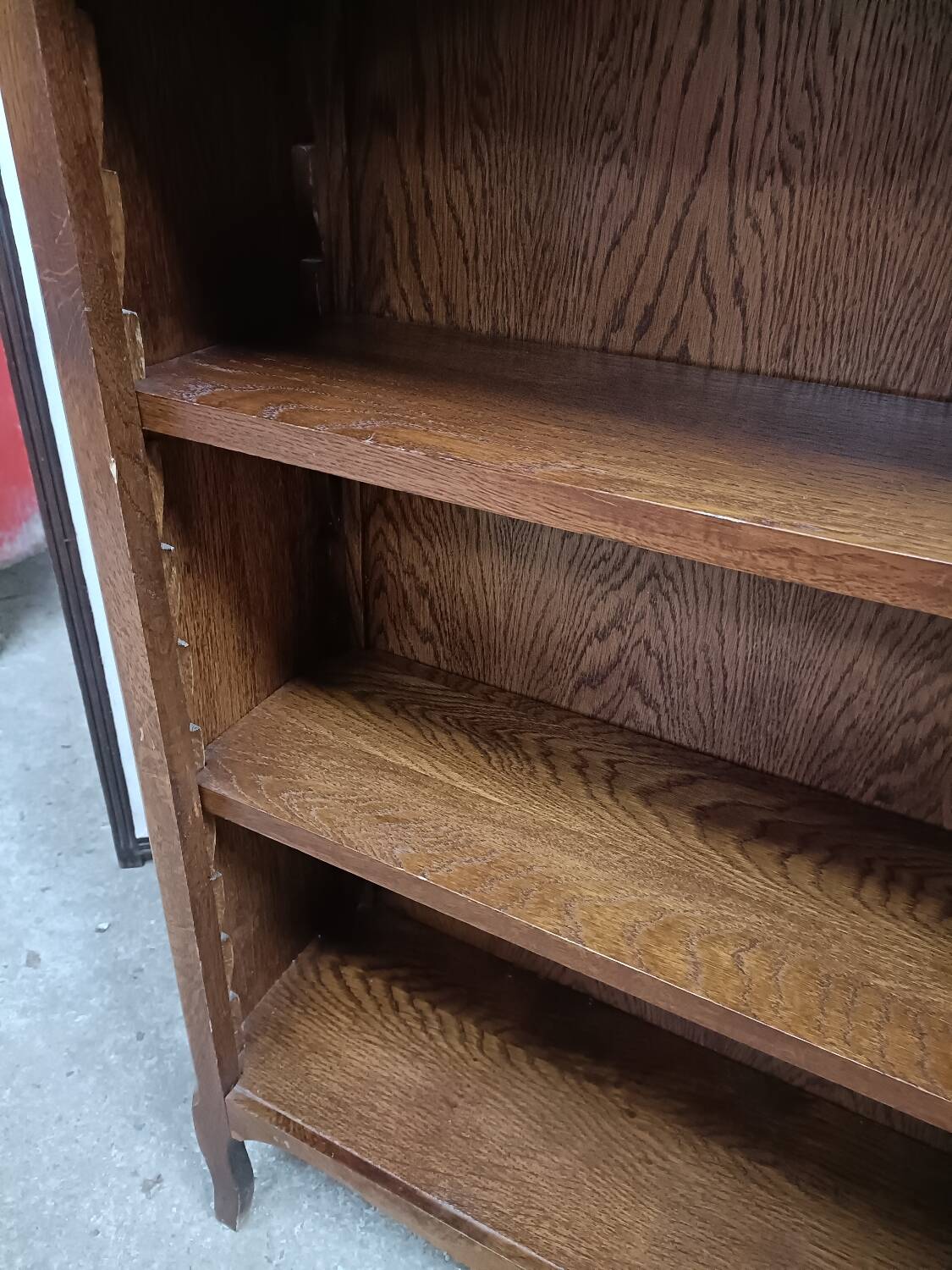 Bibus vintage oak bookcase