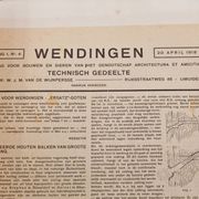 1918s April, Wendingen, lithograph by C. J. Blaauw