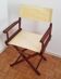 Chaise pliante de réalisateur vintage