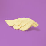Wing wall lamp by Jean-Charles de Castelbajac for Brossier Saderne & Ligne Roset, 90s