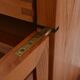 Vintage solid elm sideboard by Pierre Chapo, model R08