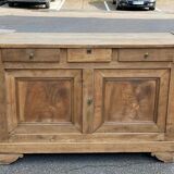Louis Philippe sideboard renovated in solid oak, 18th century