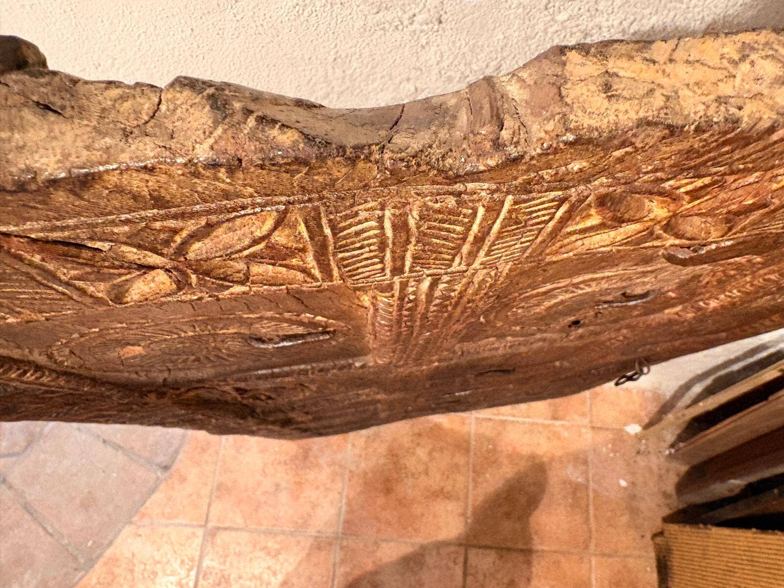 Ancient teak door from Orissa