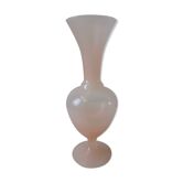 Pale pink opaline vase 40s