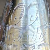 2 vases en laiton gravé