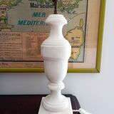 Antique marble lamp foot