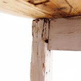 Large solid wood farmhouse table