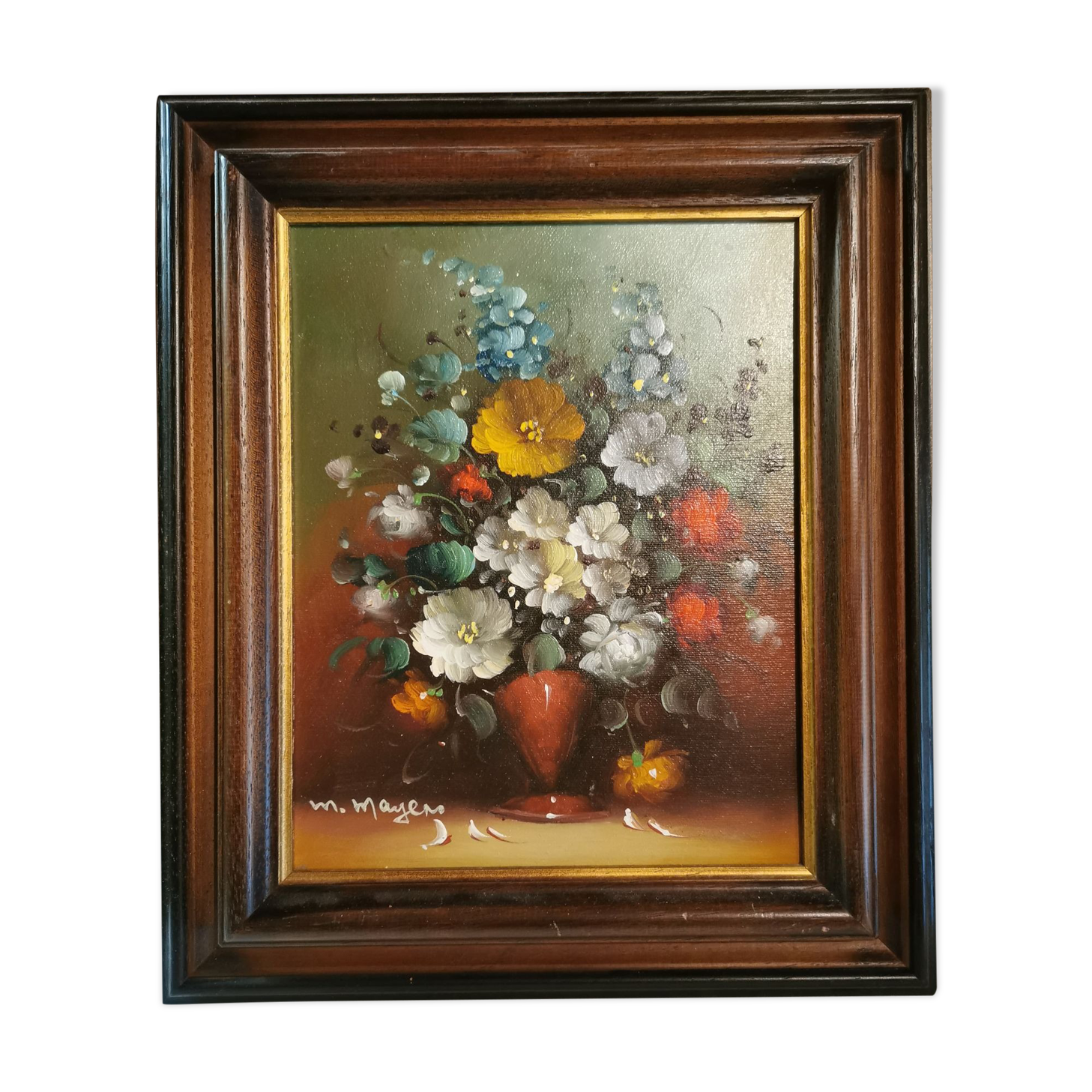 Tableau peinture floral