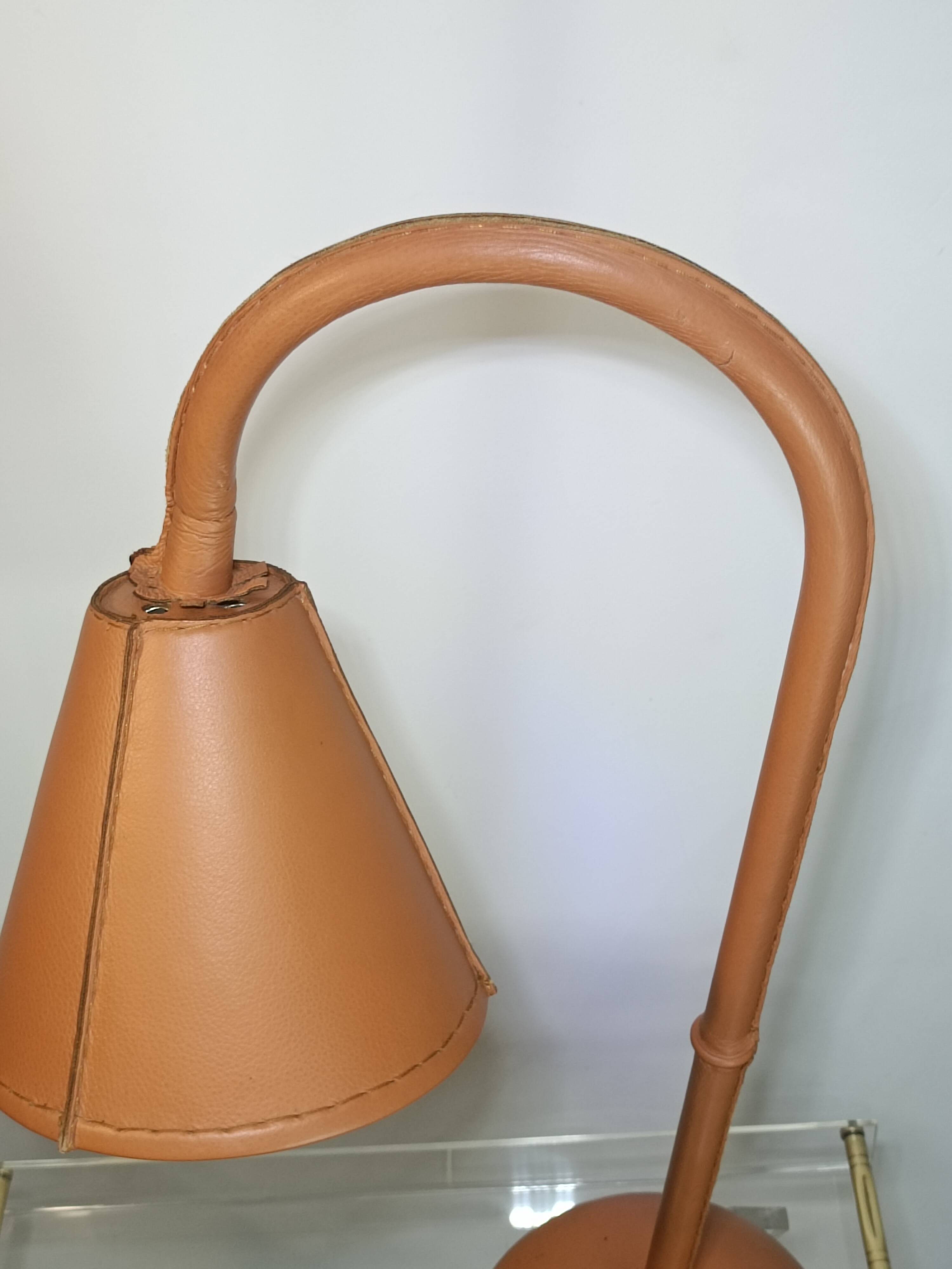 Table lamp by Jacques Adnet for Valenti 1960s