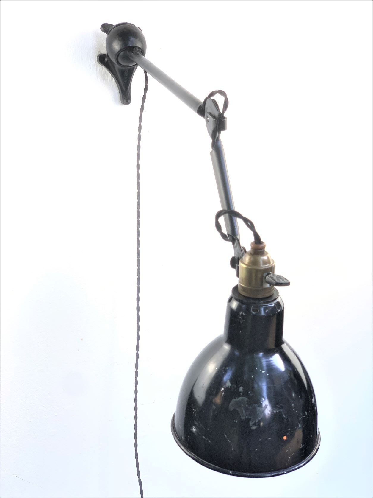 Gras ravel old lamp model 222 stamped ravel clamart