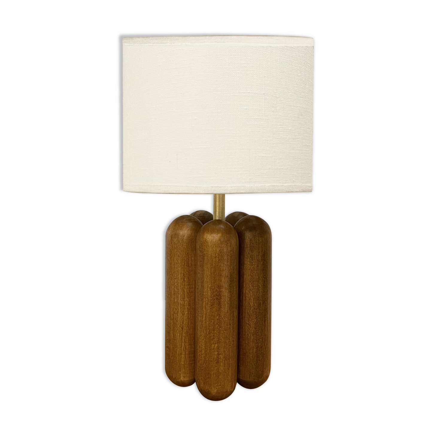 Lamp Charlotte Wood Cotton -