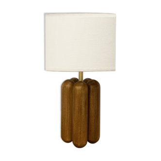 Lampe Charlotte bois coton