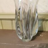 Vintage crystal vase Vannes le Chatel