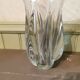 Vintage crystal vase Vannes le Chatel