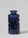 Göte Augustsson Massive Dark Cobalt Glass Vase, For Ruda Glasbruk, 1960s