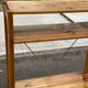 Scandinavian solid pine shelf with 5 levels.