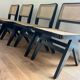 rattan and wood bistro chair