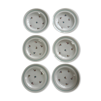 6 assiettes creuses Limoges