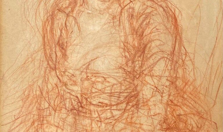 Blood portrait of a woman Period Napoleon I Early nineteenth century