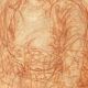 Blood portrait of a woman Period Napoleon I Early nineteenth century