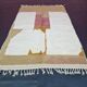 Large traditional Berber rug with colourful patterns, size 3/4 m.