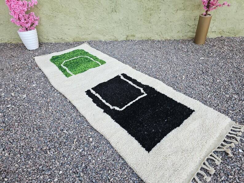 Handmade hallway rug 100cm x 300cm