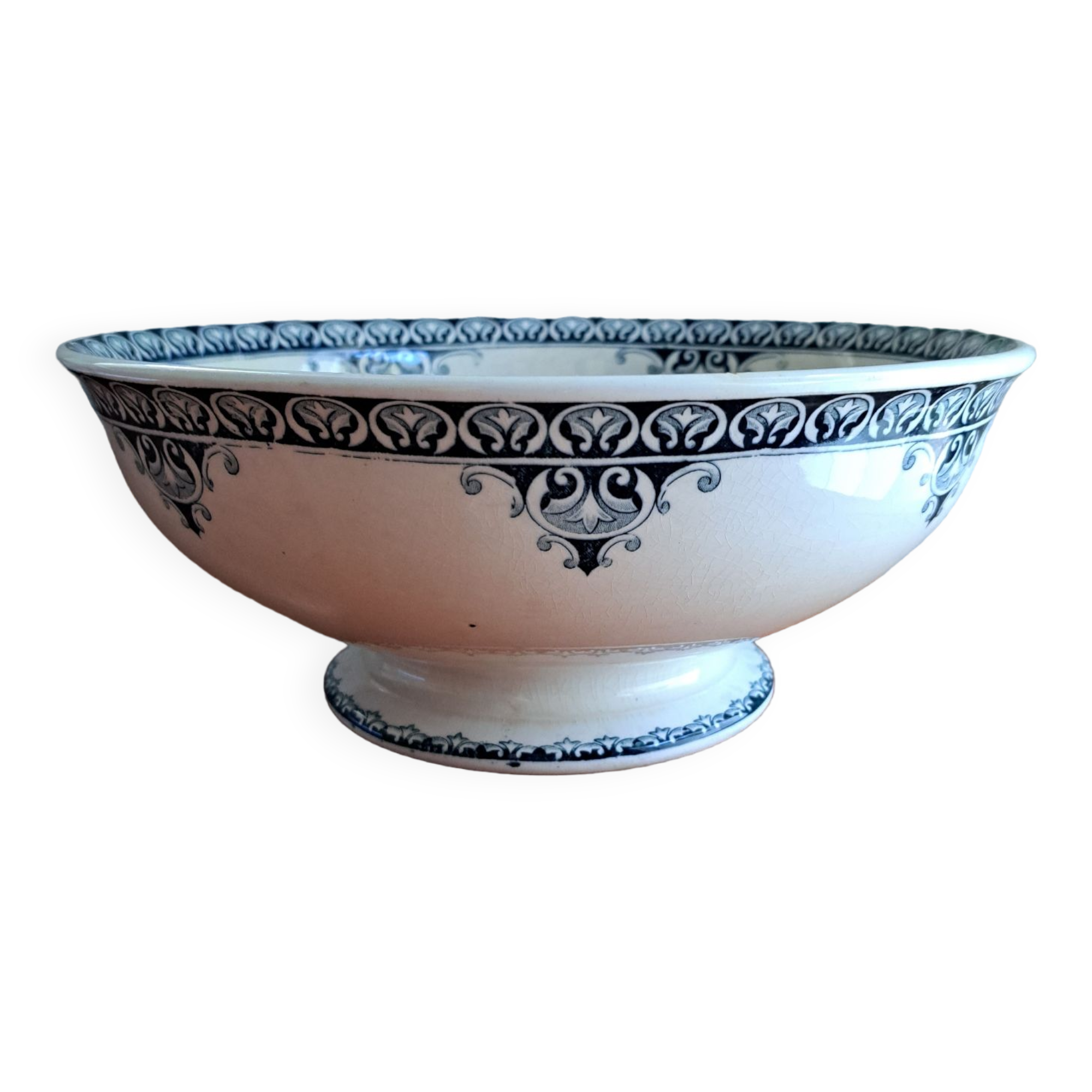 Iron earth salad bowl Adrianople model