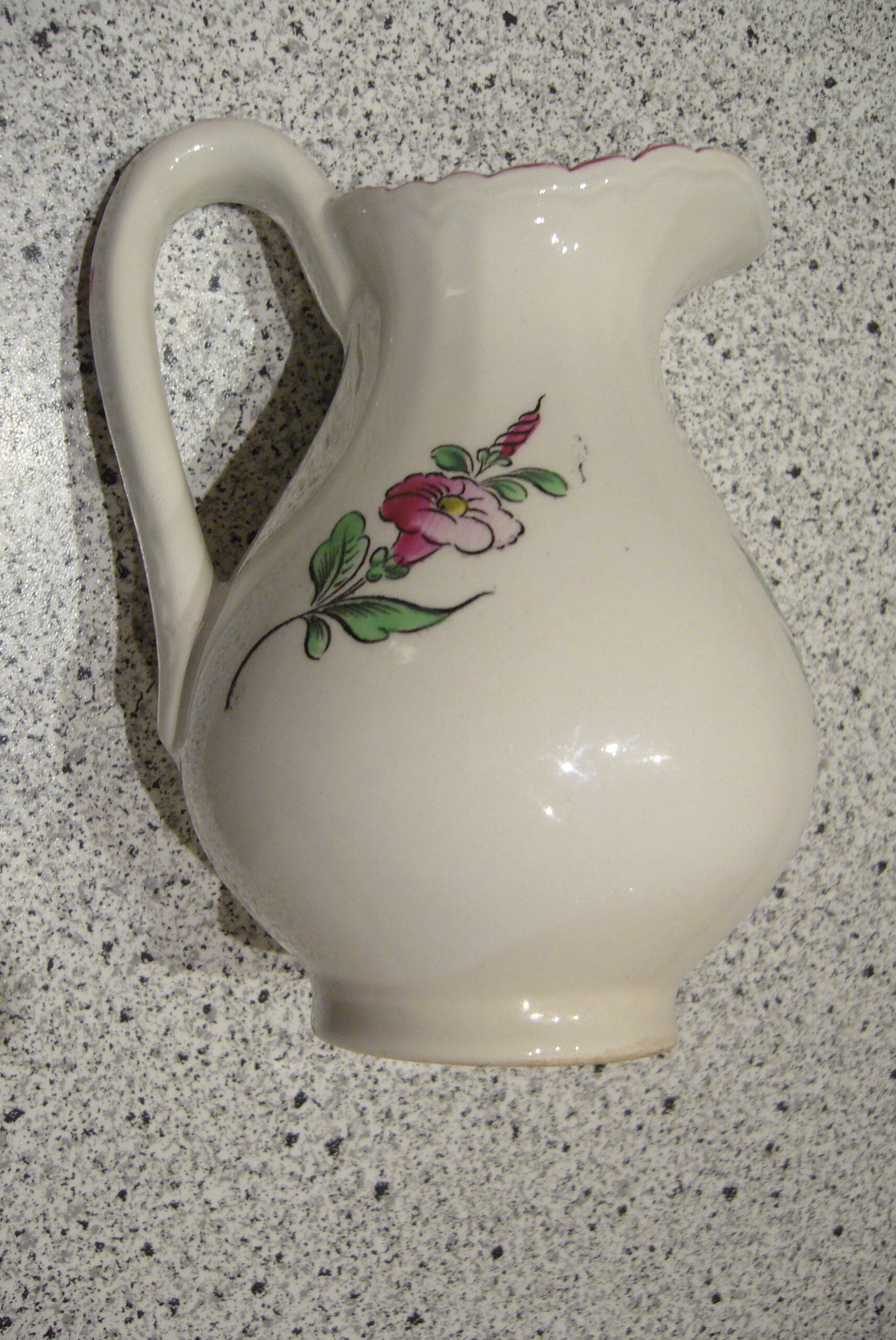Lunéville earthenware ball pitcher