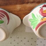Digoin and Sarreguemines ear bowl