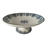 Ironstone compote by Manufacture Clairefontaine, Regency decoration, circa 1900.