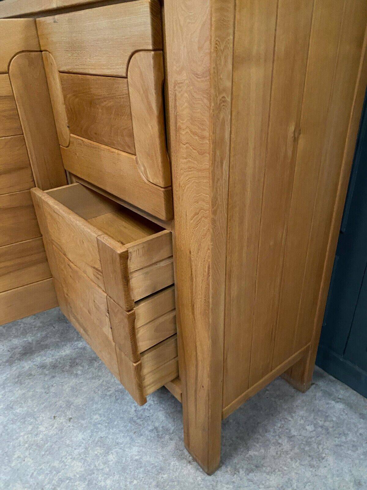 Elm sideboard Maison Regain circa 1970