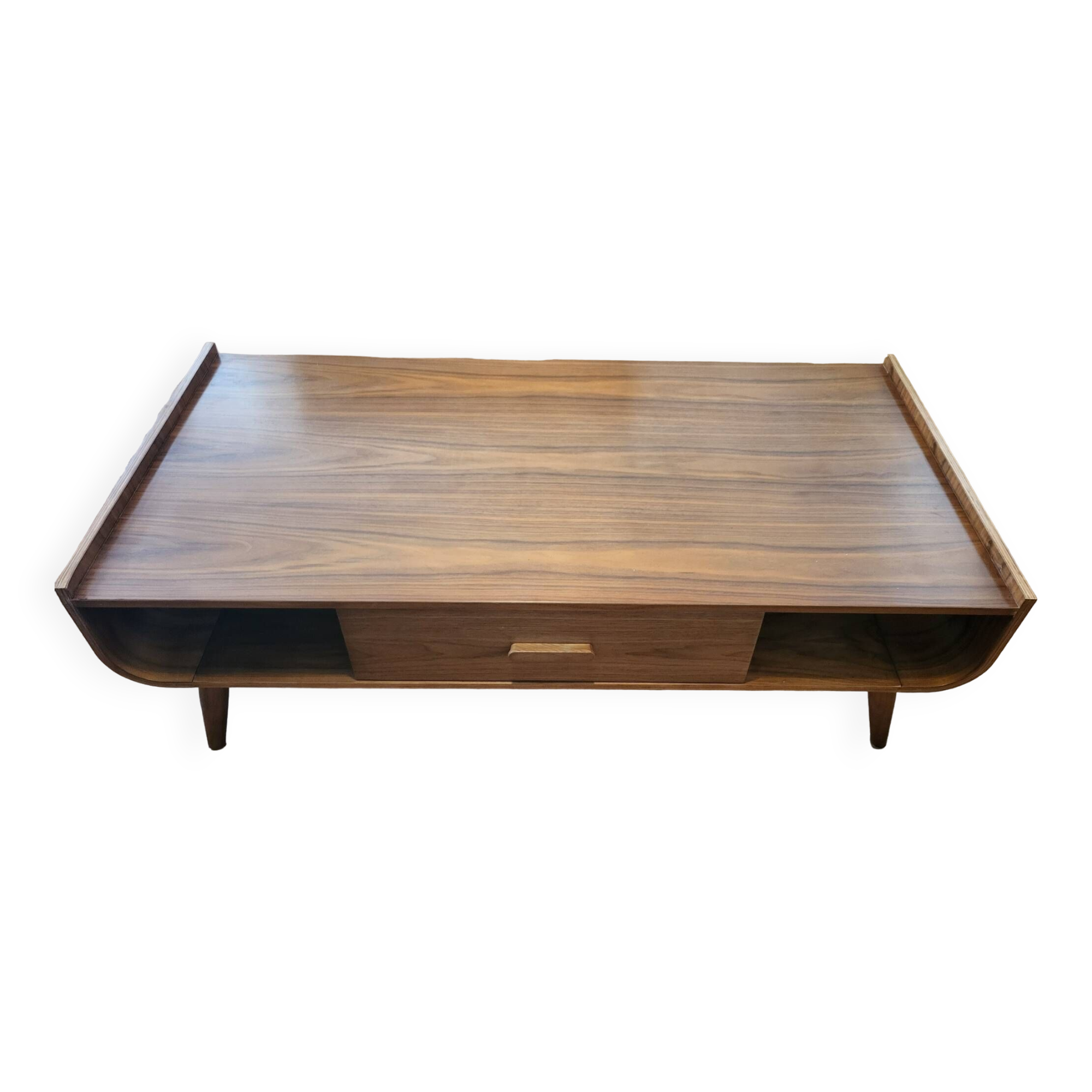 Miliboo walnut coffee table
