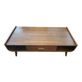 Table basse miliboo en noyer