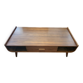 Table basse miliboo en noyer