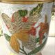 French cloisonne bucket enamelled colored over brass champagne cooler